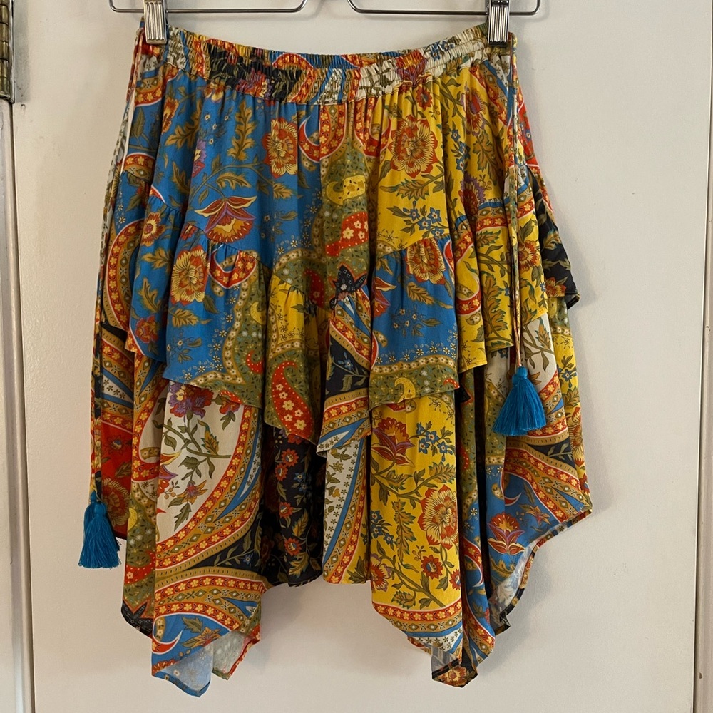 Spell Belladonna Handkerchief Mini Skirt Kaleidoscope - Picture 4 of 10